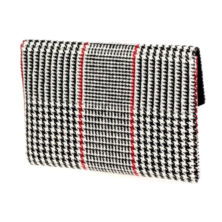 A photo of the Houndstooth Clutch in Red product
