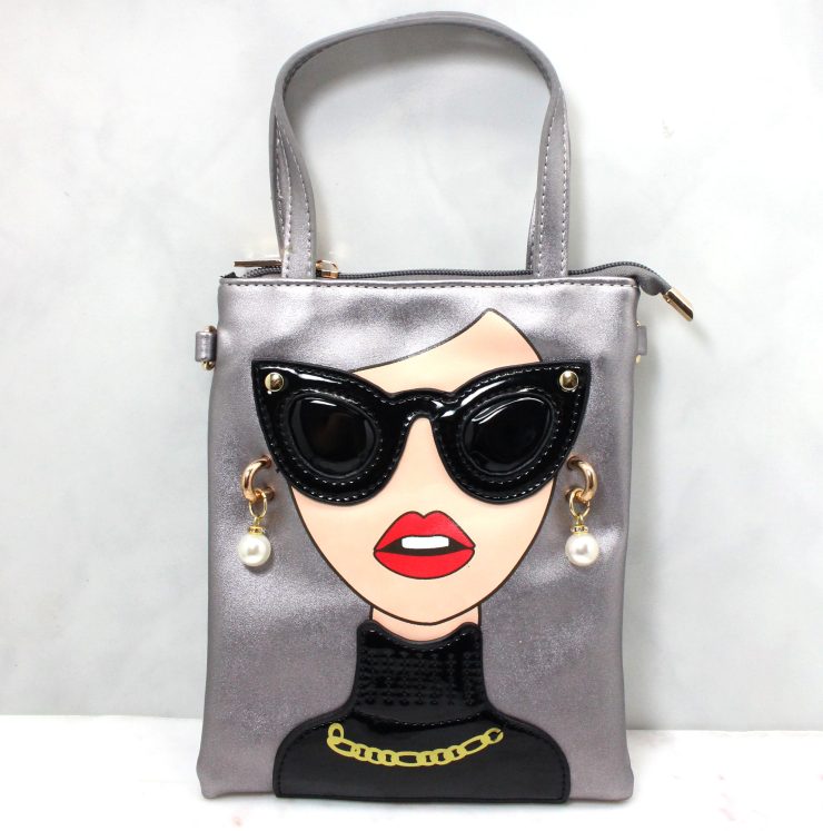 A photo of the It's Her Hand Bag in Pewter product
