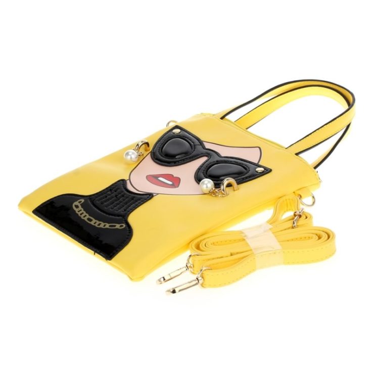 A photo of the It's Her Hand Bag in Yellow product