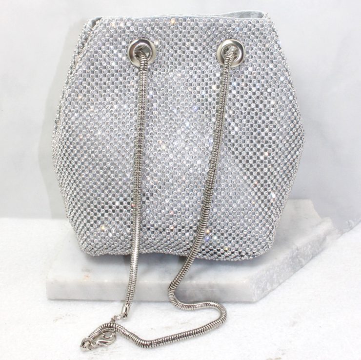 A photo of the Kiki Evening Bag In Silver product