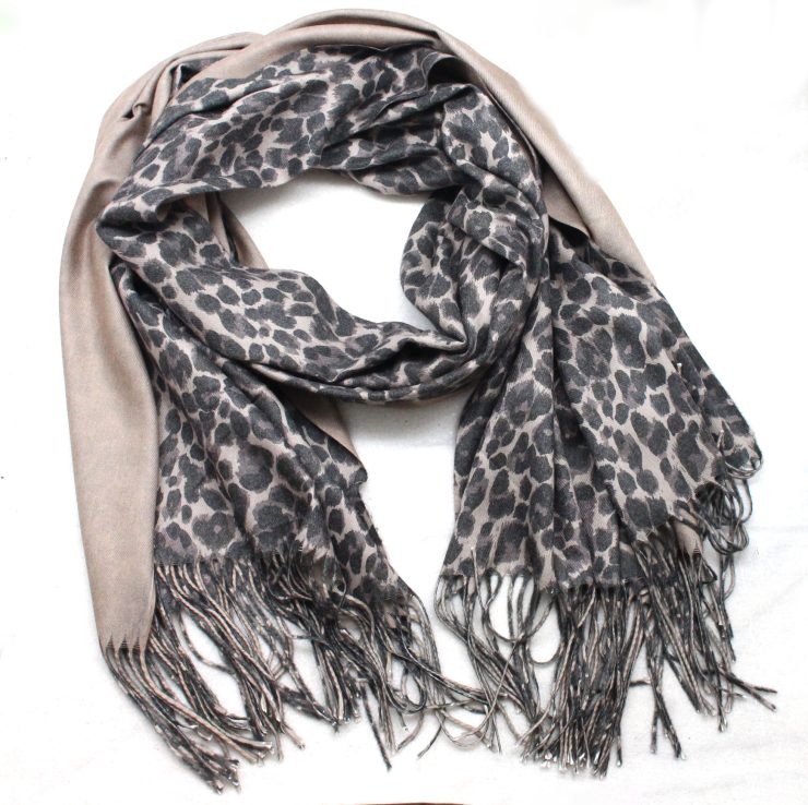 A photo of the Leaping Leopard Scarf product