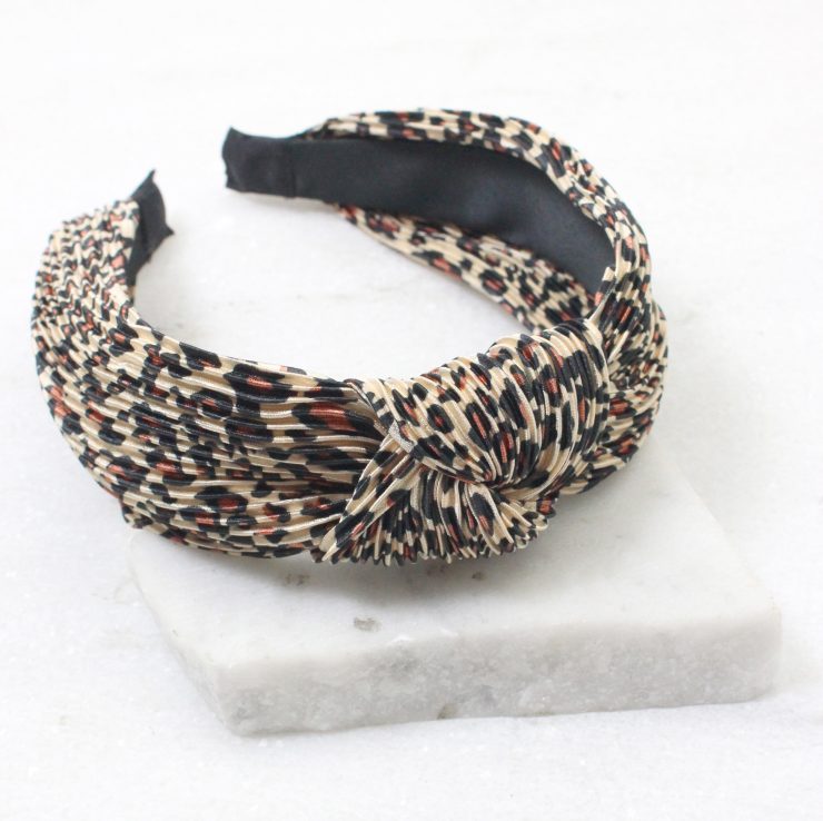 A photo of the Leopard Headband product