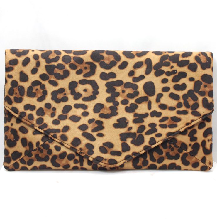 A photo of the Lovely Leopard Envelope Clutch product