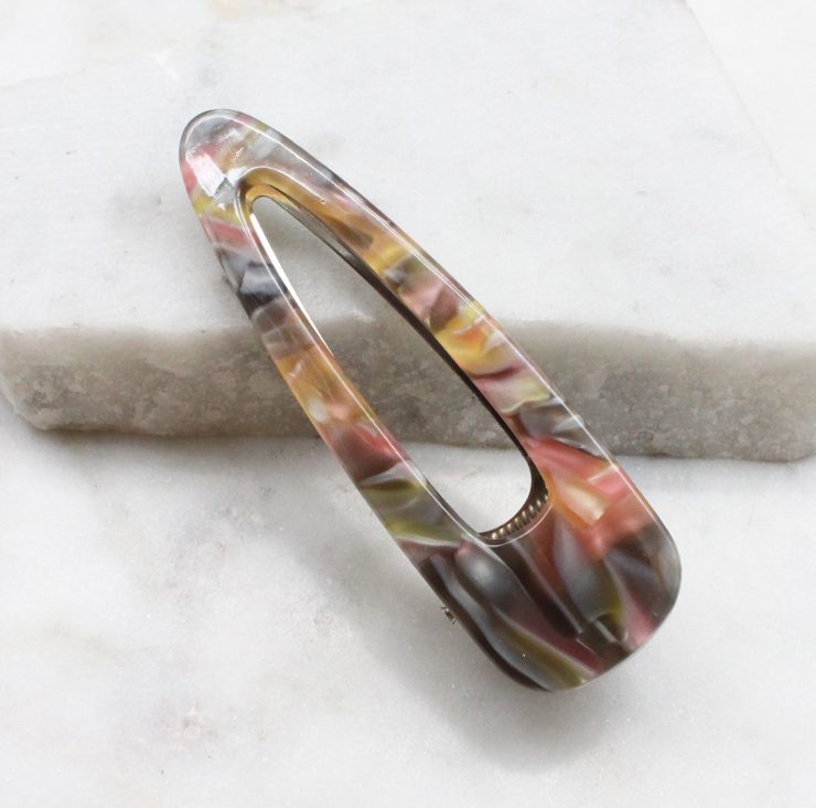 A photo of the Marbled Hair Clip product