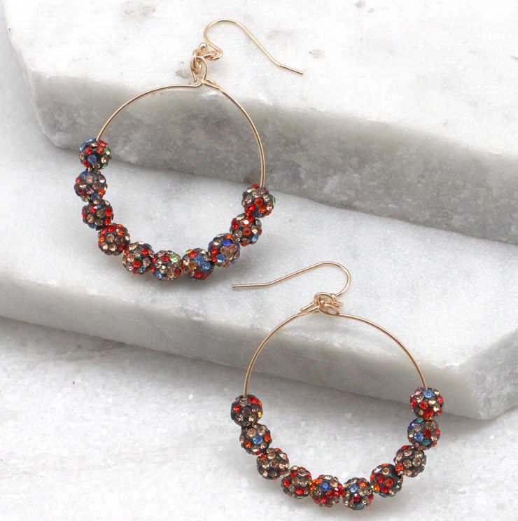 A photo of the Fireball Hoops in Multi Color product