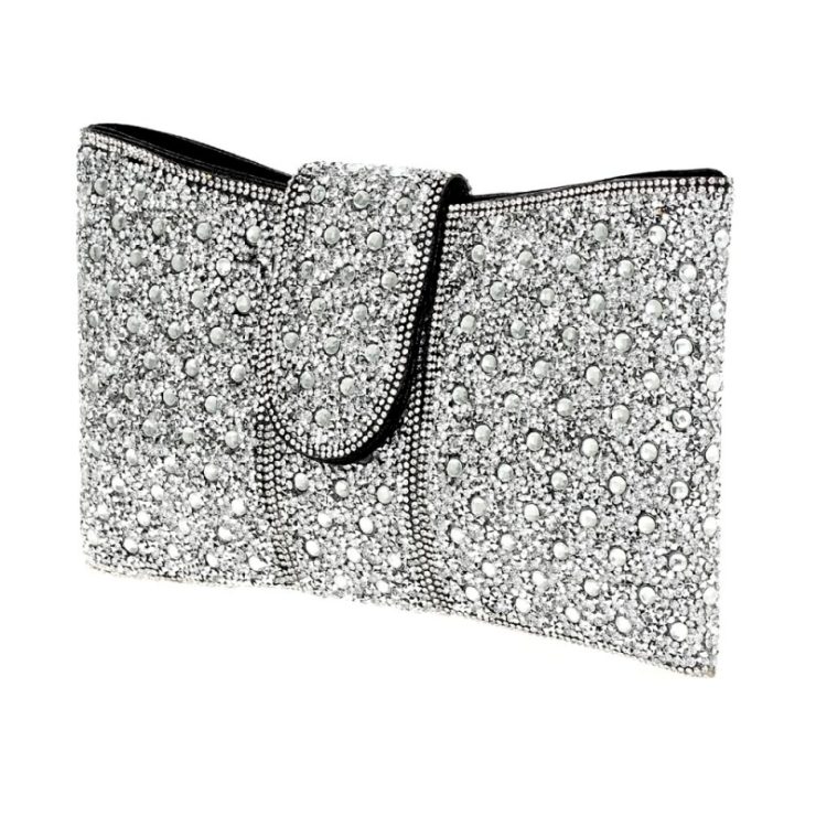 A photo of the Portia Clutch in Black product