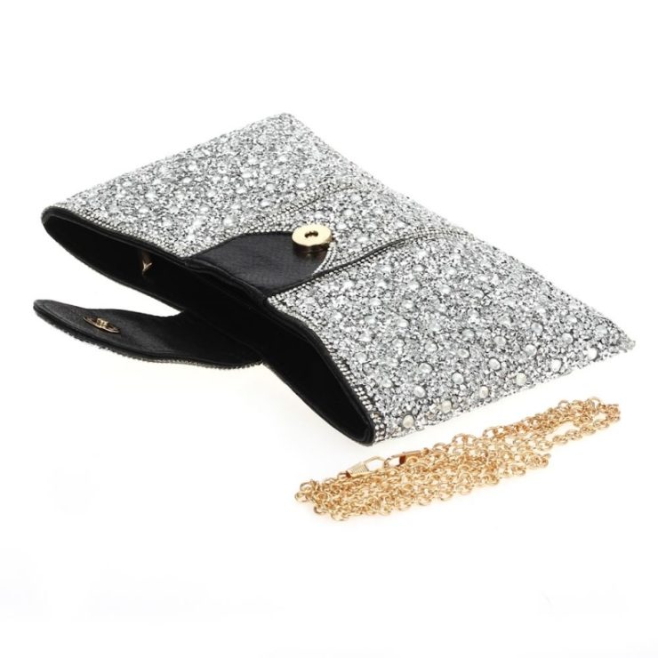 A photo of the Portia Clutch in Black product