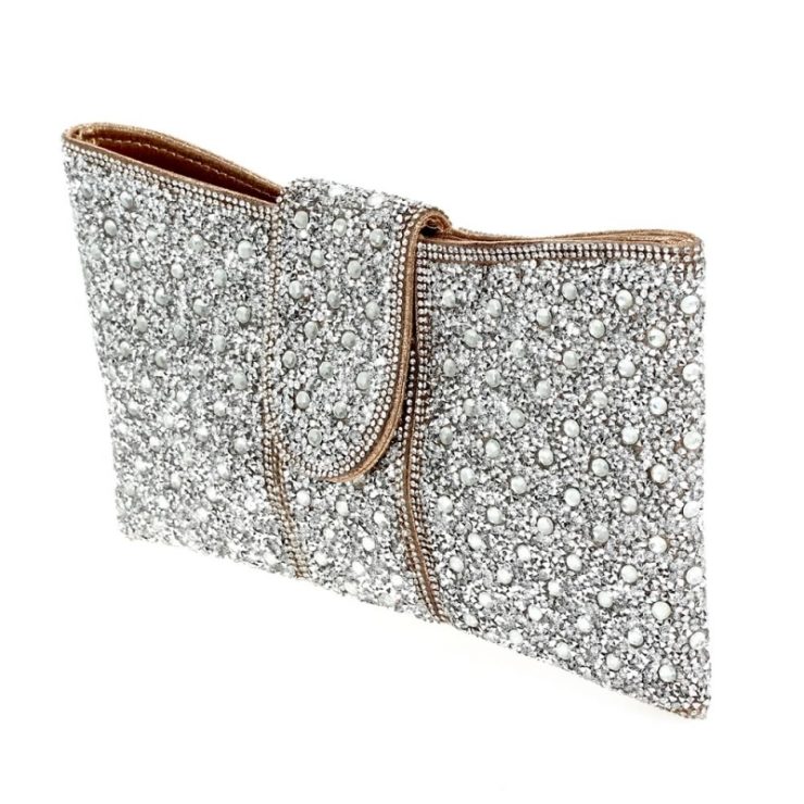 A photo of the Portia Clutch in Rose Gold product