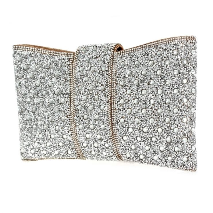 A photo of the Portia Clutch in Rose Gold product