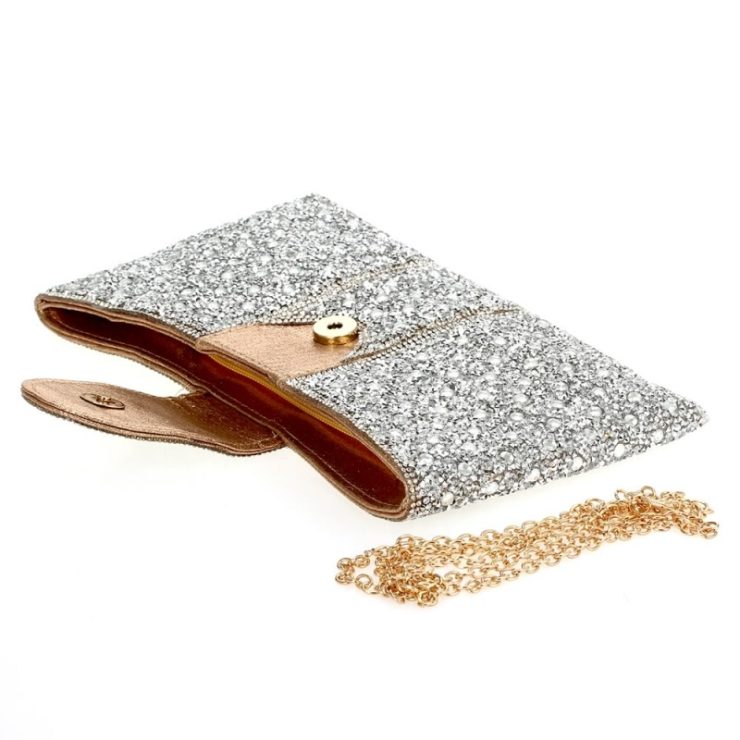 A photo of the Portia Clutch in Rose Gold product