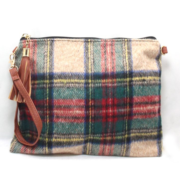 A photo of the Pretty Plaid Cross Body Purse product