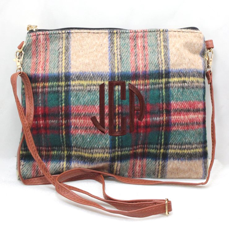 A photo of the Pretty Plaid Cross Body Purse product