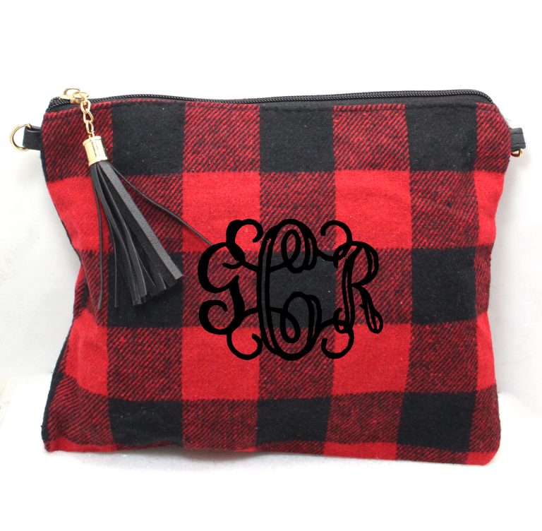 buffalo check purse coach