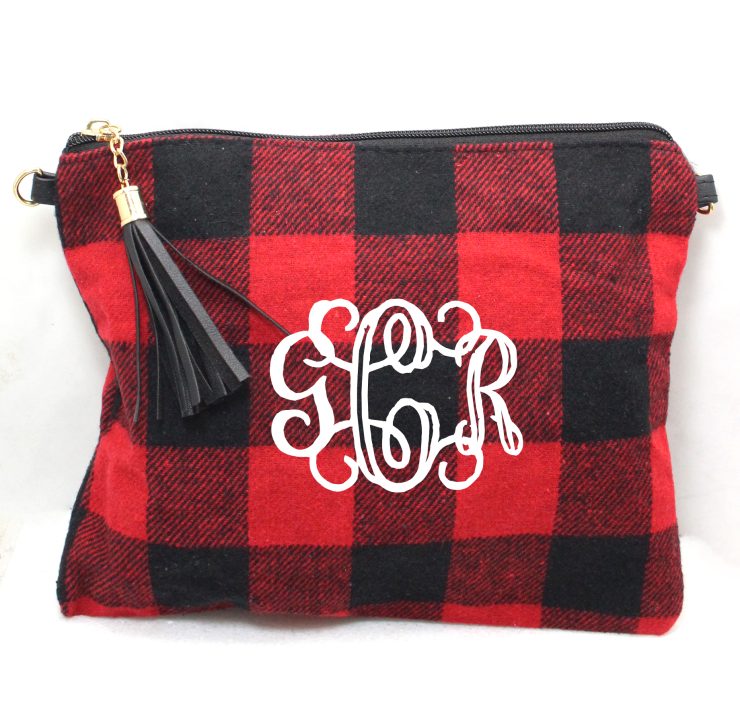 A photo of the Buffalo Check Cross Body Purse product