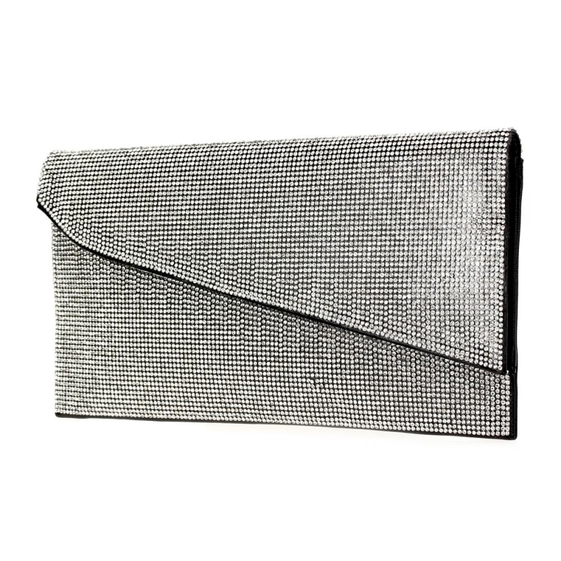 black rhinestone clutch