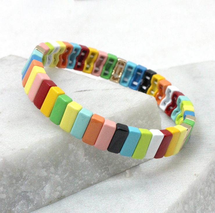 A photo of the So Fresh Color Block Bracelet product