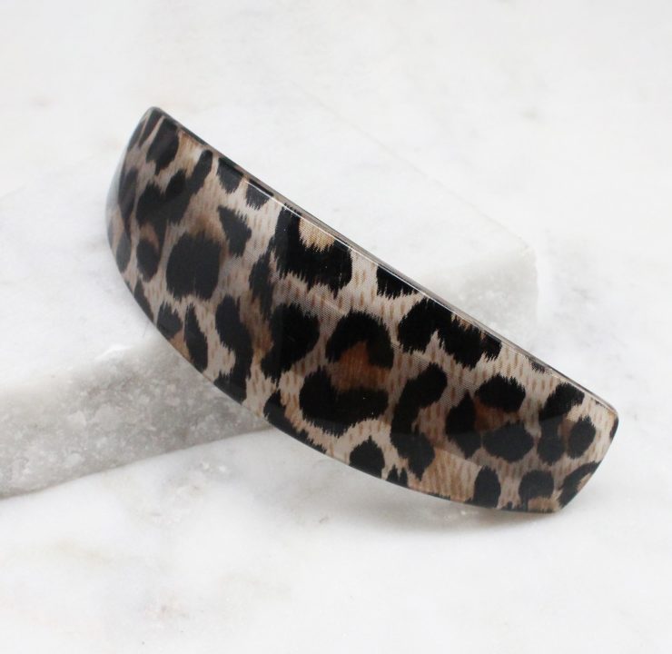 A photo of the Leopard French Barrette product