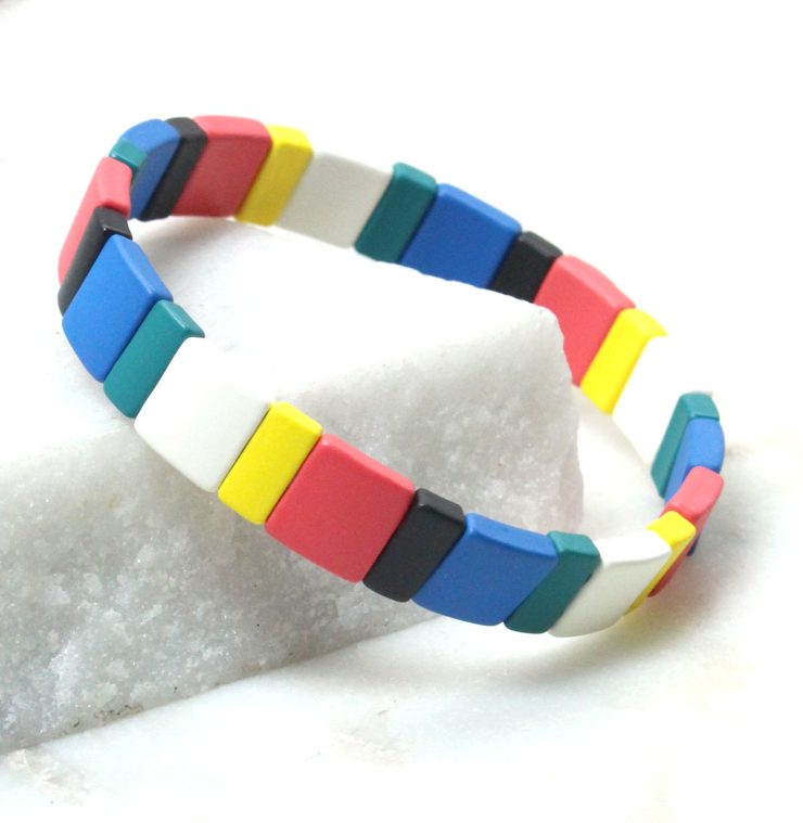 A photo of the The Brights Pieces Color Block Bracelet product