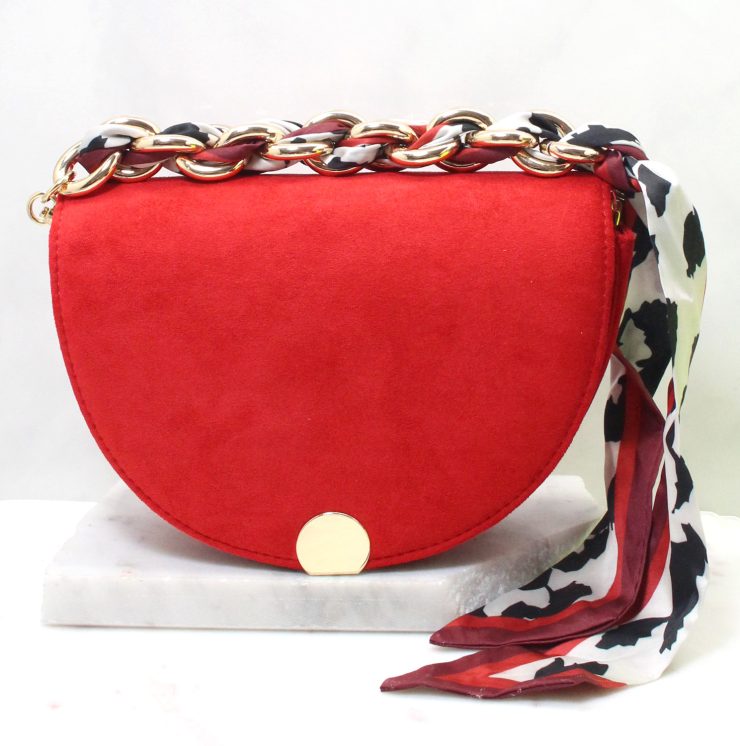 A photo of the Luna Hand Bag in Red product