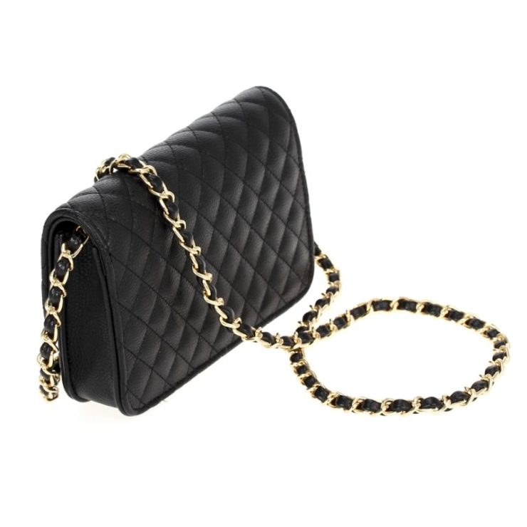 A photo of the Black Quilted Cross Body product