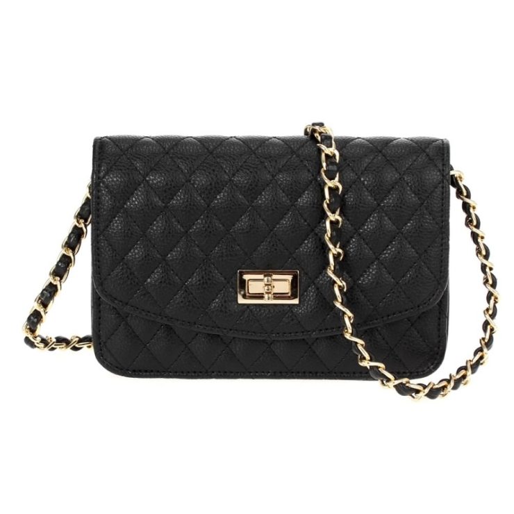 A photo of the Black Quilted Cross Body product