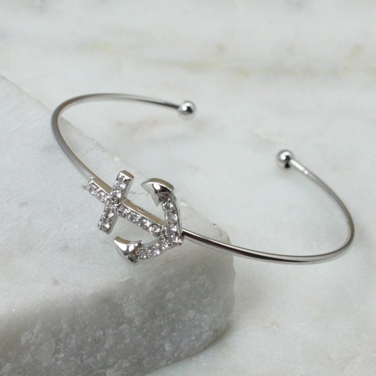 A photo of the Anchor Cuff Bracelet product