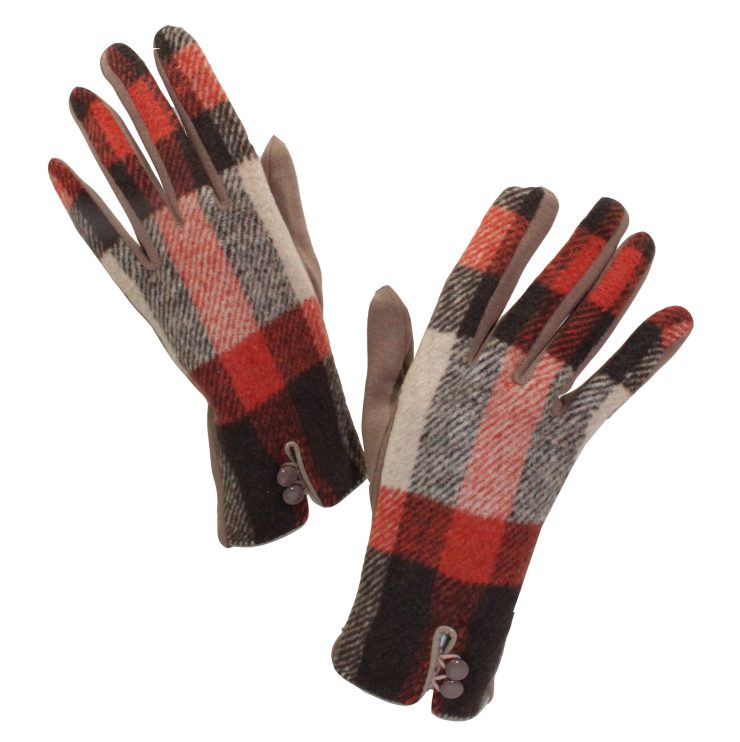 A photo of the Autumn Plaid Gloves product