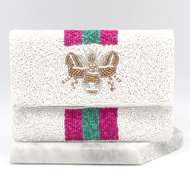 A photo of the Bee Beautiful Mini Clutch product