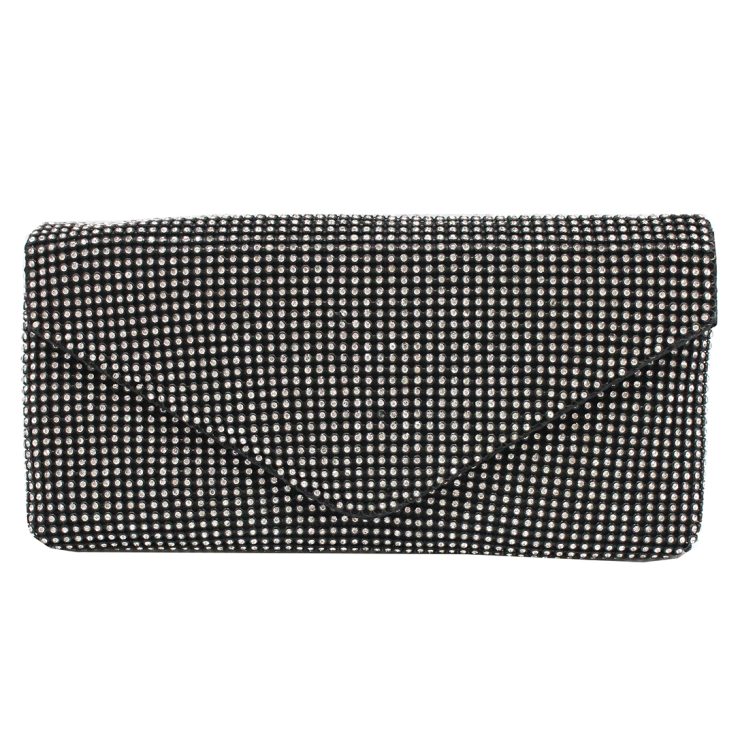 A photo of the Black Rhinestone Evening Bag product