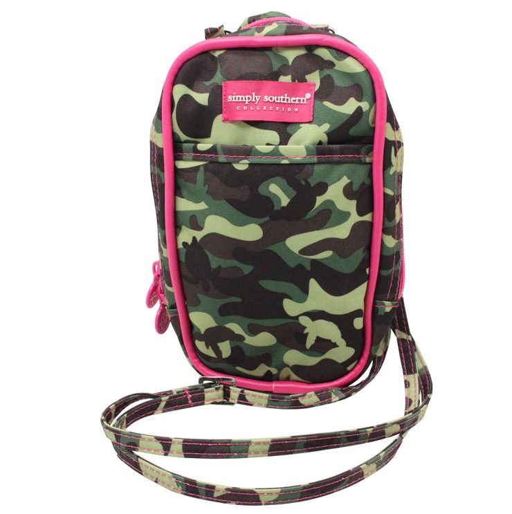 A photo of the Camo Phone Cross Body Bag product