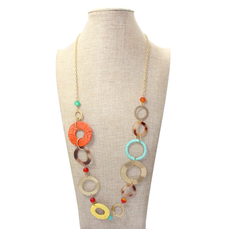A photo of the Citrus Grove Necklace product