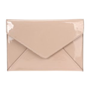 Find the Words Clutch in Nude - Best of Everything | Online Shopping