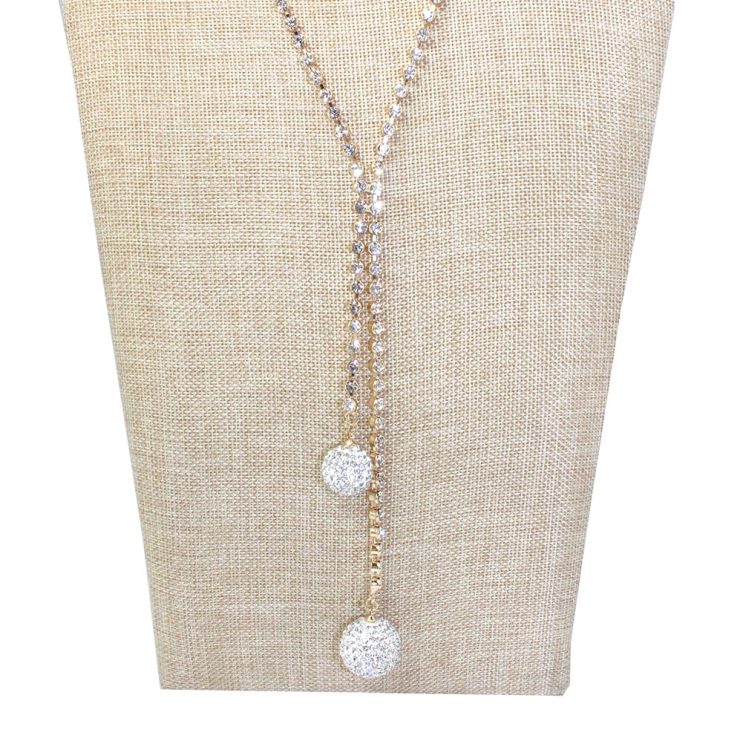 A photo of the Glitz Necklace in Silver product