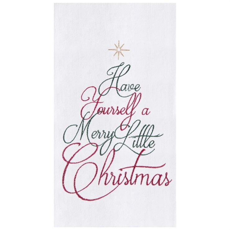 A photo of the Merry Little Christmas Towel product