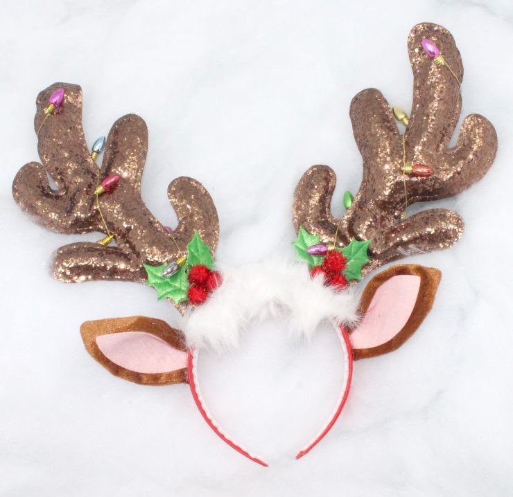 A photo of the Brown Reindeer Antlers Headband product