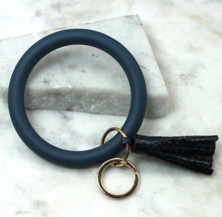 A photo of the Ring Key Chain Orange product