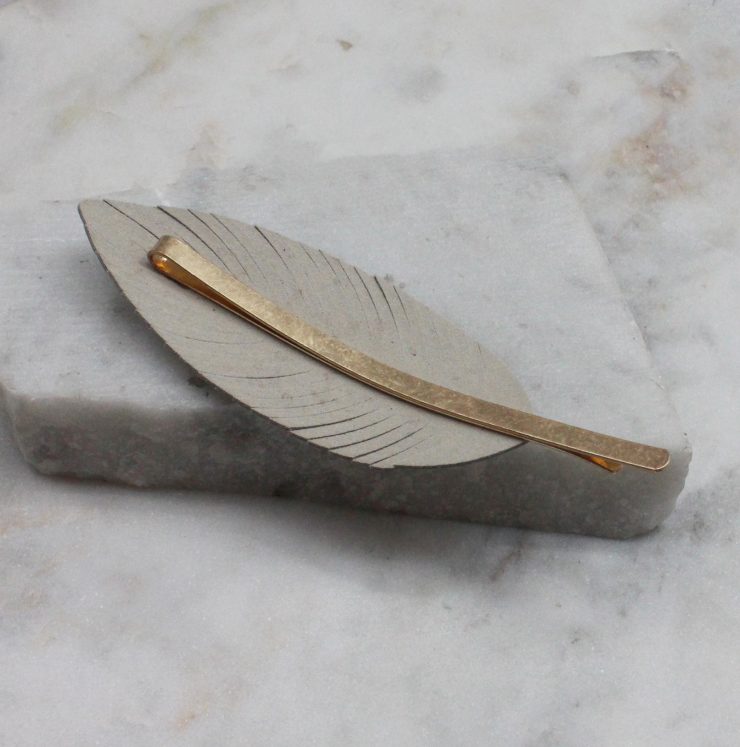 A photo of the Silver Leaf Bobby Pin product