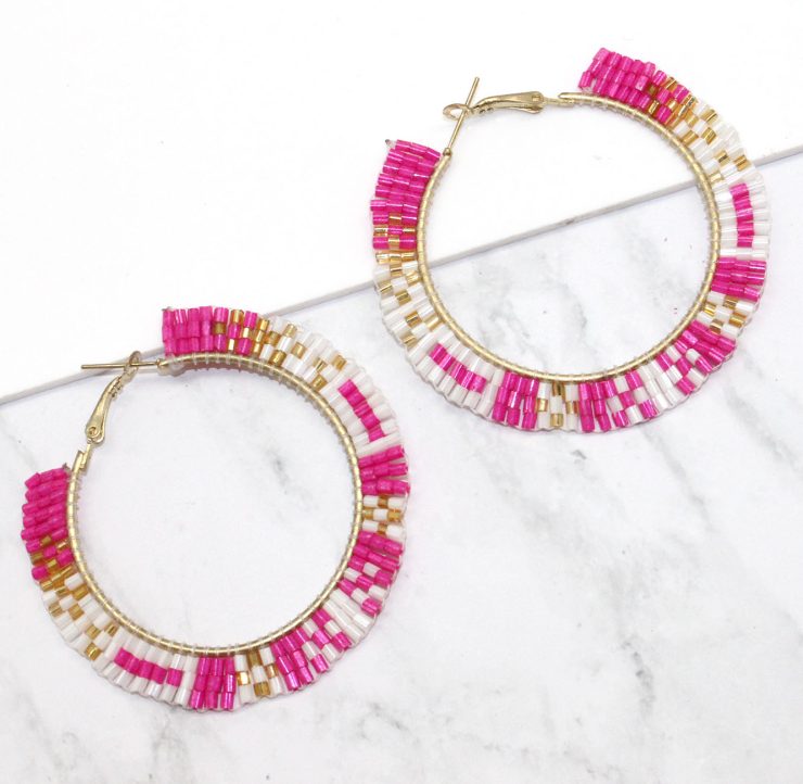 A photo of the Strawberries and Creme Hoops product