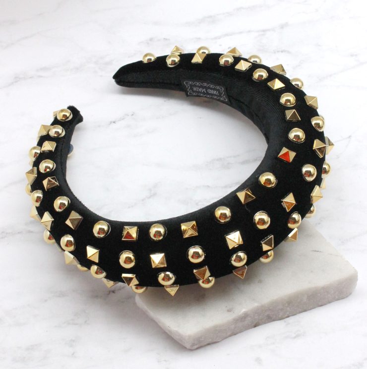 A photo of the Voluminous Headband Studded product