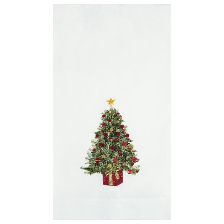 A photo of the Christmas Tree Kitchen Towel product