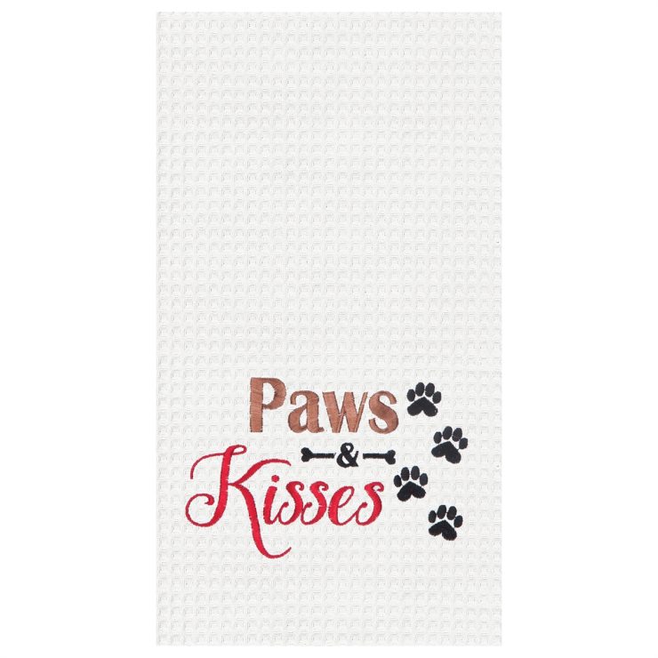 A photo of the Paws & Kisses Kitchen Towel product