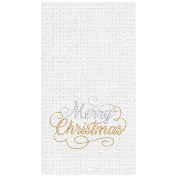 A photo of the Merry Christmas Kitchen Towel product