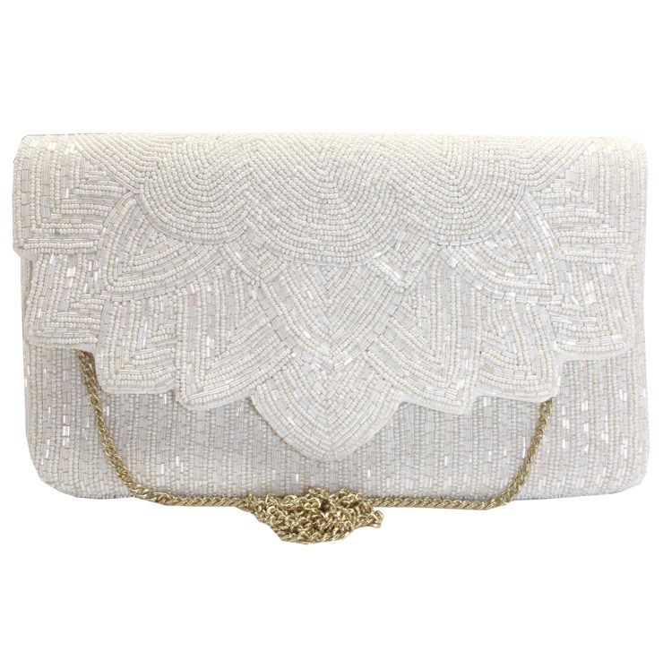 A photo of the Bridal Beaded Clutch product