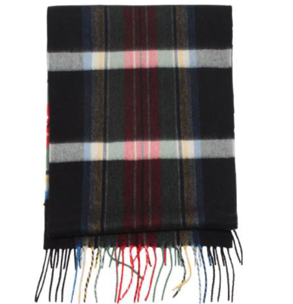 A photo of the Candy Cane Plaid Cashmere Feel Scarf product