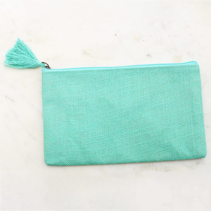 A photo of the Cosmetic Pouch in Mint product