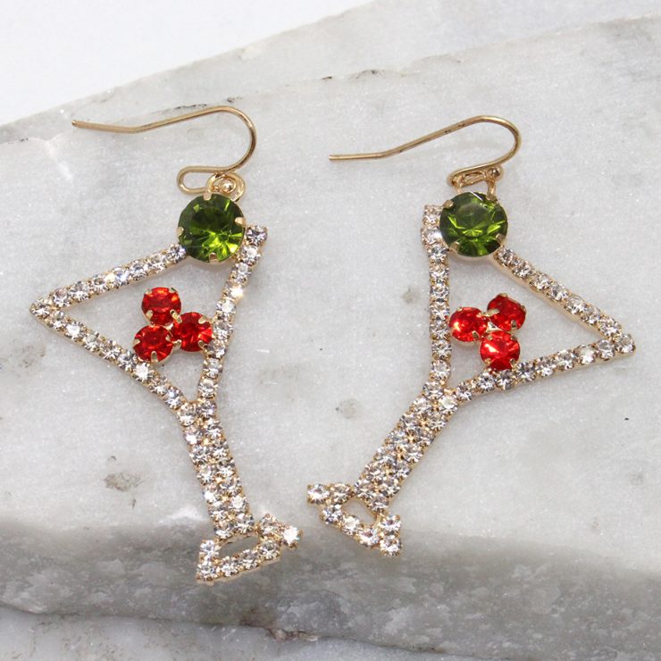 A photo of the Martini Earrings product