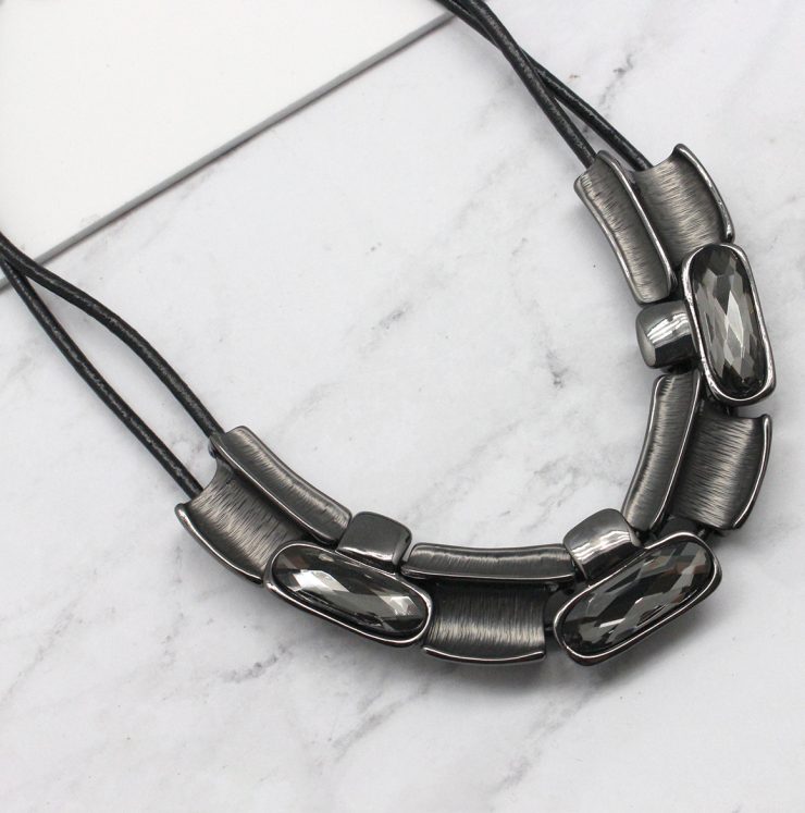 A photo of the Matte Bars Necklace product