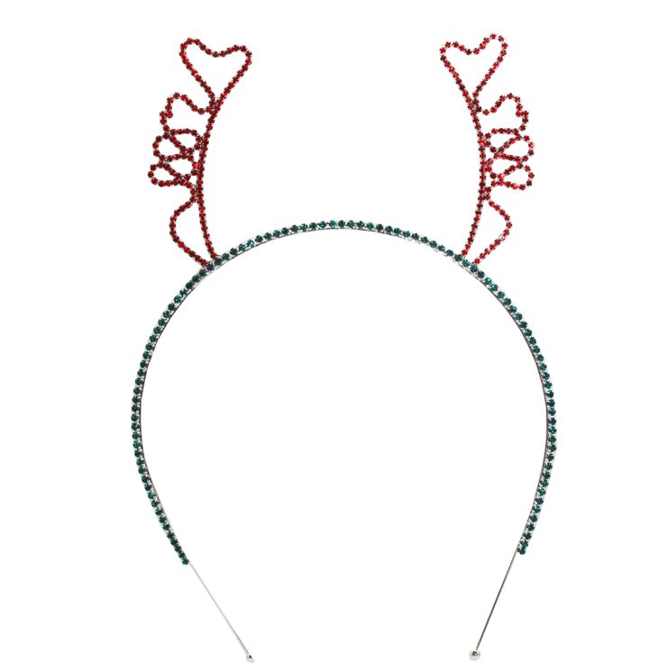 A photo of the Rhinestone Reindeer Headband product