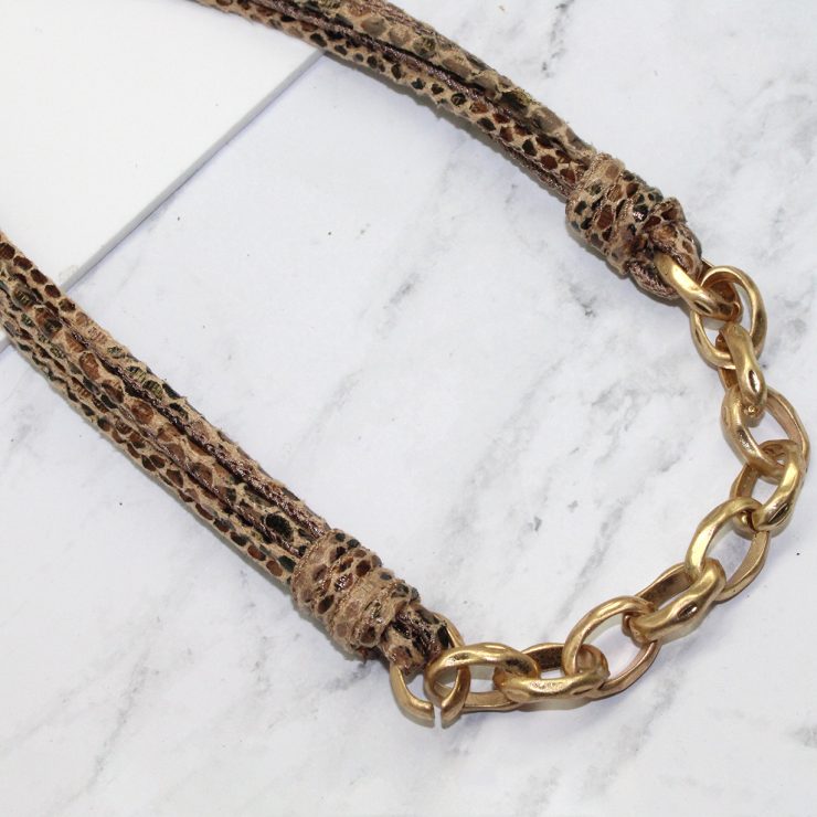 A photo of the Snake Chain Necklace product