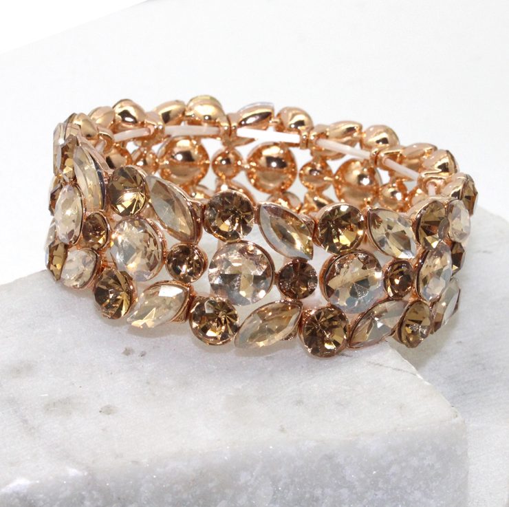 A photo of the Starry Evening Bracelet in Topaz product